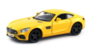 Машина металлическая RMZ City 1:32 Mercedes-Benz GT S AMG 2018 (цвет желтый) - 0