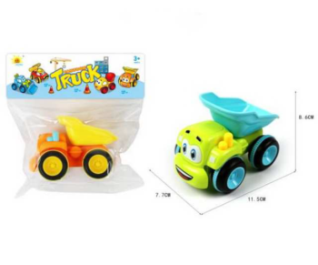 Машинка для малышей "Грузовичок", пластмассовая, 2 цвета в ассортименте, 7,7х11,5х8,6 см