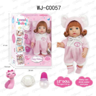 Пупс-кукла "Baby Ardana", в розовом комбинезончике, в наборе с аксессуарами, в коробке, 30см - 0