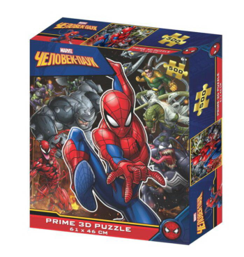 Пазл Prime 3D Super Человек-паук, 500 элементов
