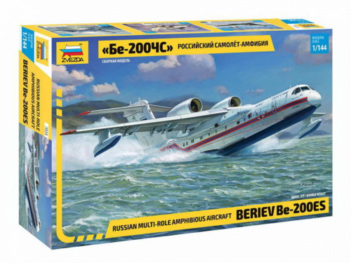 Сборная модель ZVEZDA Российский самолёт-амфибия Бе-200ЧС 1:144 - 0