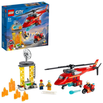 Конструктор LEGO CITY Fire Спасательный пожарный вертолёт