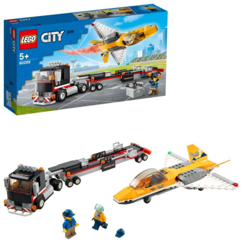 Конструктор LEGO CITY Great Vehicles Транспортировка самолёта на авиашоу - 0