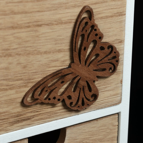 Большая шкатулка - комод Ажурные бабочки - 2