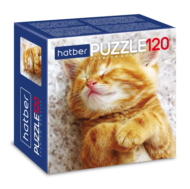Пазл Hatber Premium Котиков много не бывае 120 элементов т А5 формат 150х150мм - 1