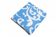 Одеяло Хлопок100% арт.3-2 (голуб. завиток) - 0