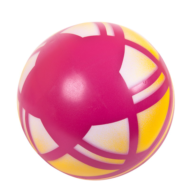 Мяч д.125 мм "Звездочка "окрашенный по трафарету - 1