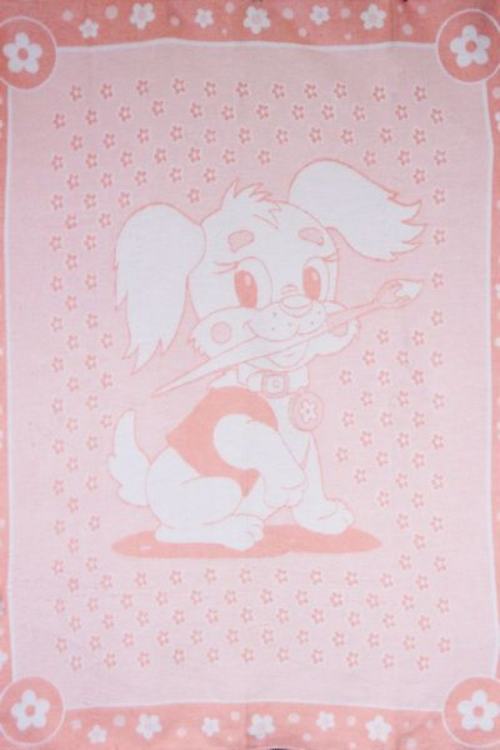 Одеяло Хлопок100% Заяц розовый (арт.02-11) - 0
