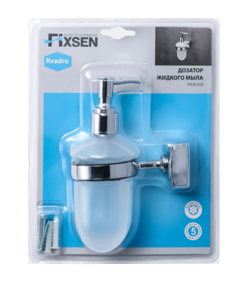 Дозатор жидкого мыла FIXSEN Kvadro (FX-61312) - 2