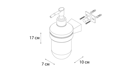 Дозатор для жидкого мыла FIXSEN TREND (FX-97812) - 1