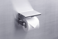 Держатель туалетной бумаги с полкой RUSH Edge (ED77141 Chrome) - 2