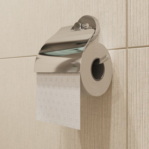 Держатель для туалетной бумаги с крышкой IDDIS Sena сплав металлов (SENSSC0i43) - 2