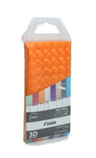 Шторка для ванной FIXSEN оранжевая (FX-3003G) - 1