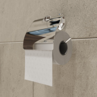 Держатель для туалетной бумаги с крышкой IDDIS Male сплав металлов (MALSSC0i43) - 2