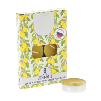 Набор Чайных Свечей - Запах Лимона (2742351)