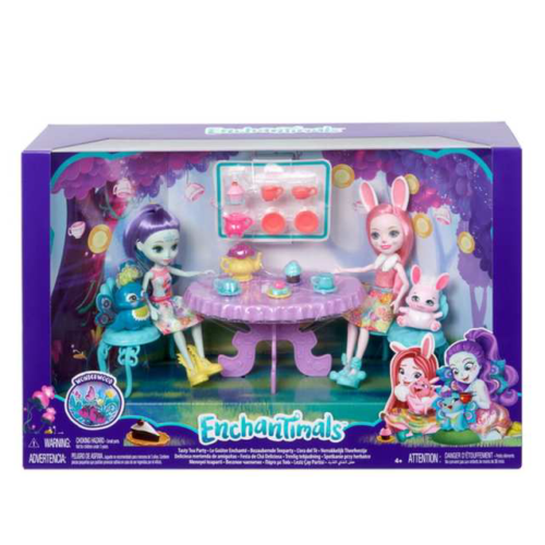 Игровой набор Mattel Enchantimals "Чаепитие Пэттер Павлины и Бри Кроли" - 0
