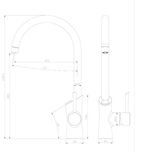 Смеситель для кухонной мойки Lemark Comfort (LM3072C ) - 1